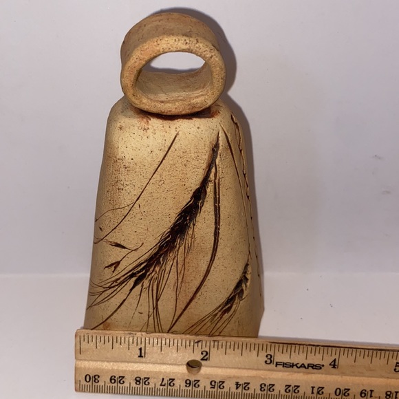 Wheat Grass Ceramic Cowbell Kansas 1982 - Picture 9 of 10